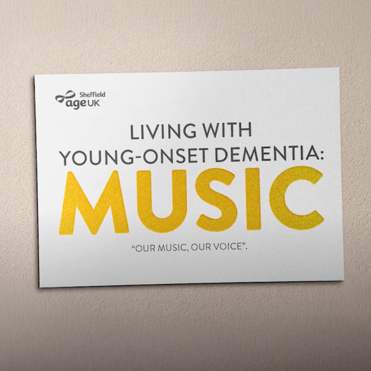 Announcing Living with Young-Onset Dementia: Our Music, Our Voice