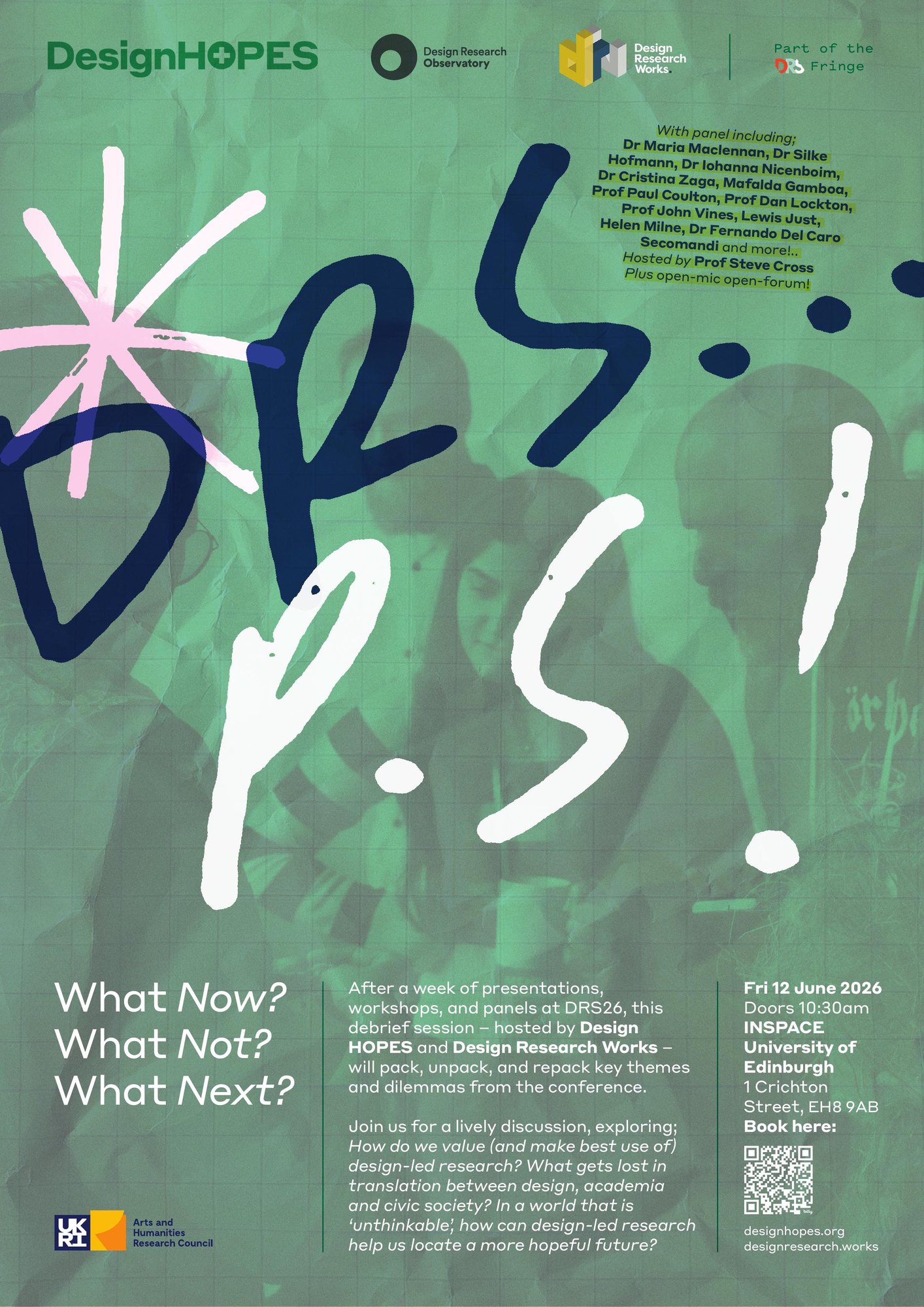 The DRS P.S! poster